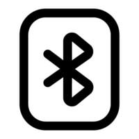 Bluetooth icono para web, aplicación, infografía, etc vector