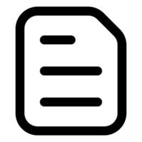 Document icon for web, app, infographic, etc vector