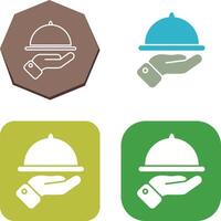 Waiter Icon Design vector