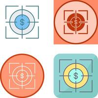 Target Icon Design vector