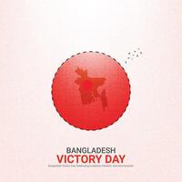 bangladesh victory day. bangladesh victory day creative ads design december 16. , 3D illustration. vector