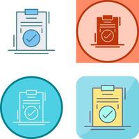 Checkmark Icon Design vector