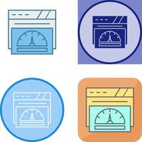 Speedometer Icon Design vector