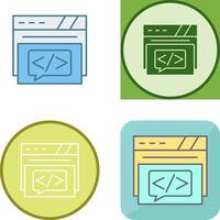 Message Icon Design vector