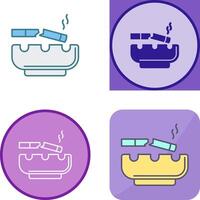 Broken Cigarette Icon Design vector