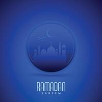 Ramadan Kareem creative design for social media ads vector