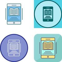Ebook Icon Design vector