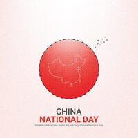 china national day. china national day creative ads design 1 Oct . , 3D illustration. vector