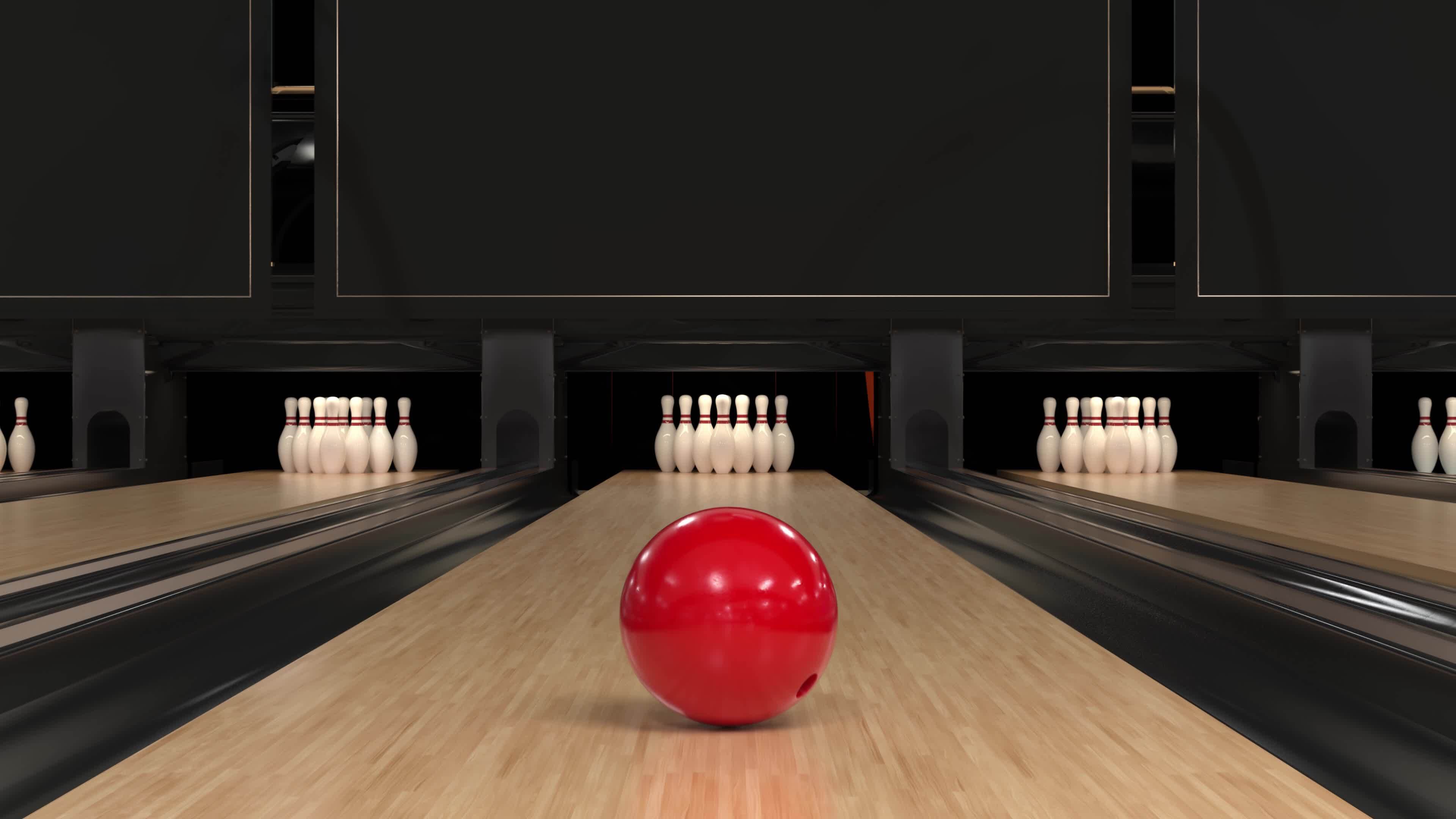 Bowling Strike in slow motion 44178151 Stock Video at Vecteezy
