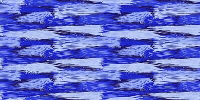 Colorful artistic oil messy dynamic brush strokes texture seamless pattern. Bright blue splashes of paint on a dark background. hand drawn. Abstract print with horizontal lines patterned. vector