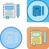 Journal Icon Design vector