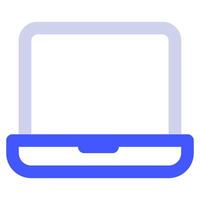 ordenador portátil icono para web, aplicación, infografía, etc vector