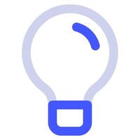 Lightbulb icon for web, app, infographic, etc vector