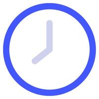 reloj icono para web, aplicación, infografía, etc vector