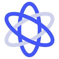 Atom icon for web, app, infographic, etc vector