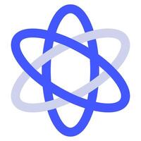 Atom icon for web, app, infographic, etc vector