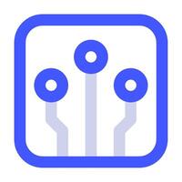Circuit icon for web, app, infographic, etc vector
