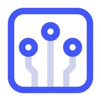 Circuit icon for web, app, infographic, etc vector