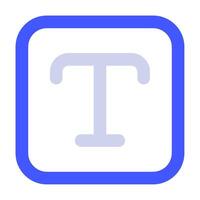 Text icon for web, app, infographic, etc vector