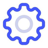 Gear icon for web, app, infographic, etc vector