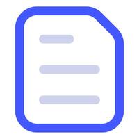 Document icon for web, app, infographic, etc vector