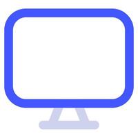 monitor icono para web, aplicación, infografía, etc vector