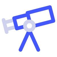 Telescope icon for web, app, infographic, etc vector
