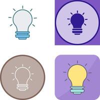 Light Bulb Icon Design vector