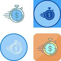 Timer Icon Design vector