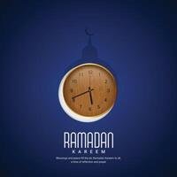 Ramadan Kareem creative design for social media ads vector