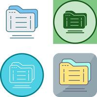 Folder Icon Design vector