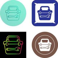 Toolbox Icon Design vector