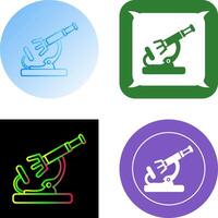 Microscope Icon Design vector
