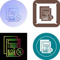 Report Icon Design vector