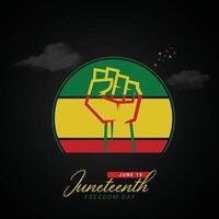 Juneteenth freedom day, Juneteenth freedom day creative ads design, JUNE 19, illustration, , 3d vector