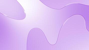 Facile et chic violet Couleur minimal géométrique en boucle Contexte video