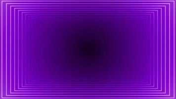 púrpura color paralelo líneas 3d profundidad oscuro fondo, púrpura líneas lazo poder antecedentes video