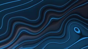 hi-tech Koninklijk blauw kleur neon diagonaal strepen technologisch abstract patroon achtergrond video