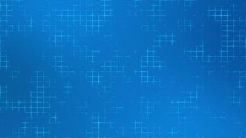 Royal blue color abstract grid pattern futuristic background ,slow motion small squares looped background video