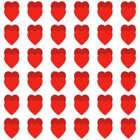 Heart Background Pattern Illustration vector