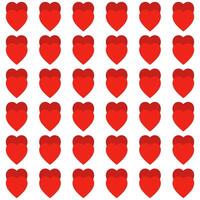 Heart Background Pattern Illustration vector