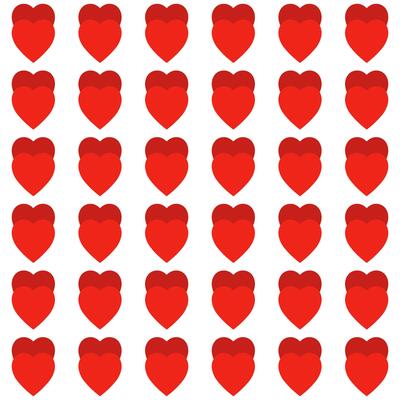 Heart Background Pattern Illustration