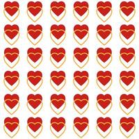 Heart Pattern Background vector