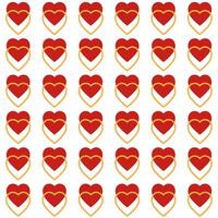 Heart Pattern Background vector