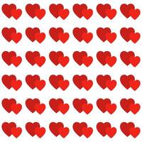 Heart Background Pattern Illustration vector