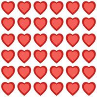 Heart Pattern seamless Background vector