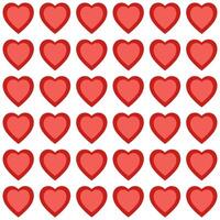 Heart Pattern seamless Background vector