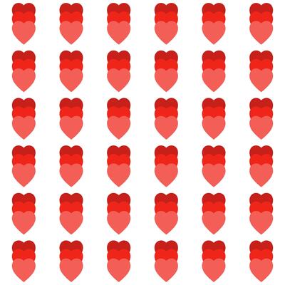 Heart Background Pattern Illustration