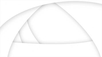 branco e Preto cor simples e elegante lento movimento geométrico ciclo capaz fundo video
