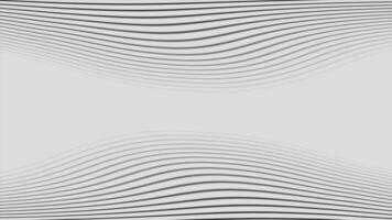 Black color parallel lines with wavy pattern minimal geometrical background video